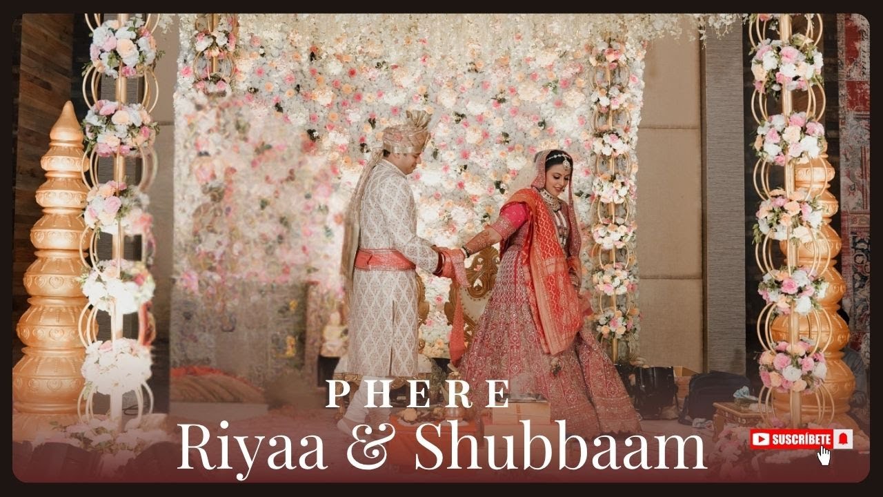 Riya & Shubham Wedding Phere | Saat Phere Ceremony Highlights | Marwadi Wedding Ritual