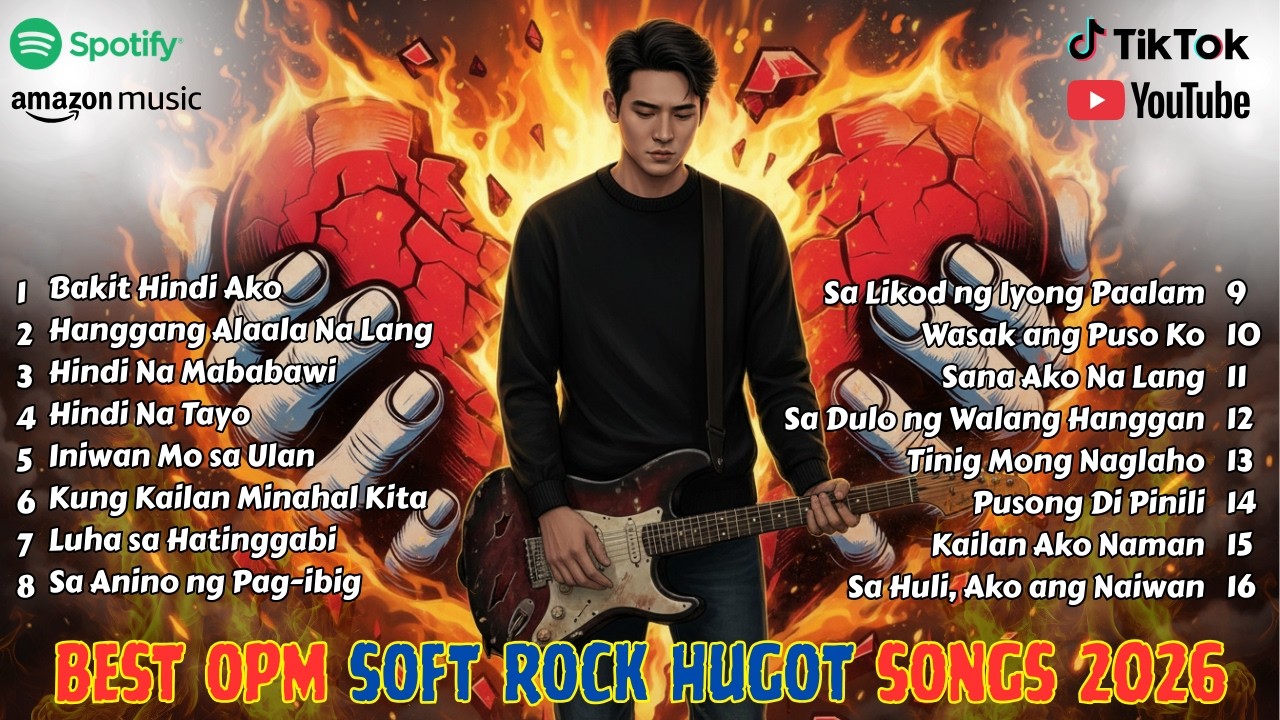BEST OPM Soft Rock Love Ballads 2026 – Heartfelt Tagalog Songs for Late Night Senti Moments
