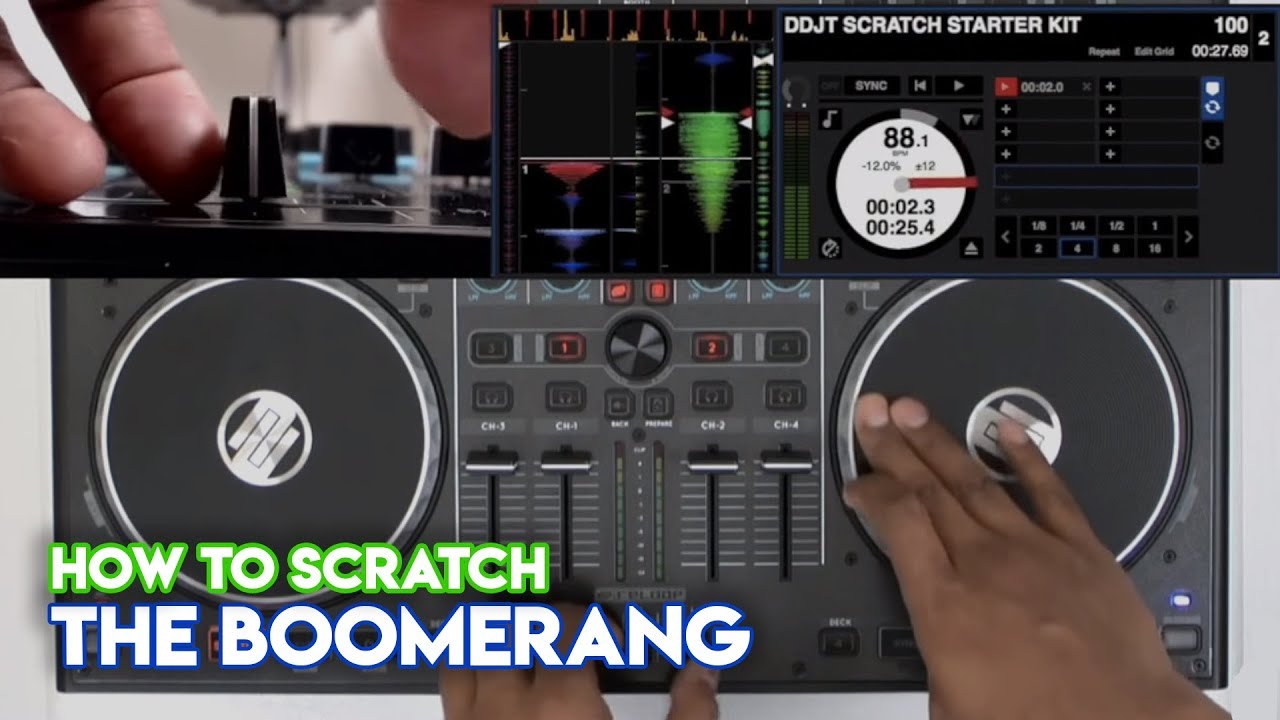How To Scratch Using DJ Controllers: The Boomerang With DJ Angelo