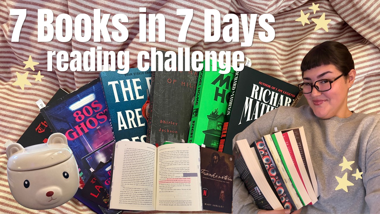 HORROR WEEK!! 7 Books in 7 Days | Reading Challenge 📖🌟👻