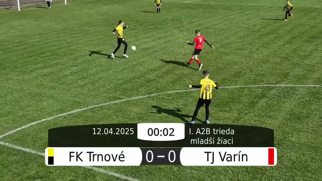 Z&aacute;pas U13 - Trnov&eacute; 4 - 11 Var&iacute;n - zostrih, 12.4.2025