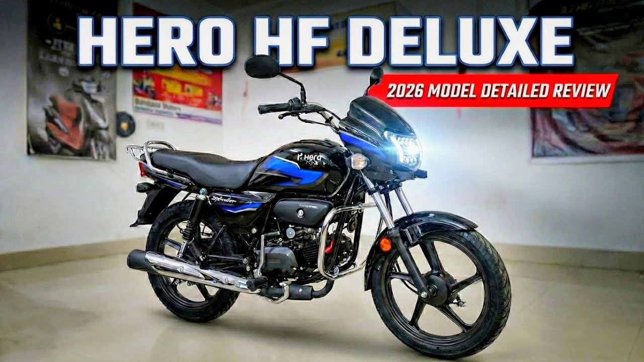 2026 Hero HF Deluxe Detailed Review 🔥 | New LED Headlight & Features | Price & Mileage?