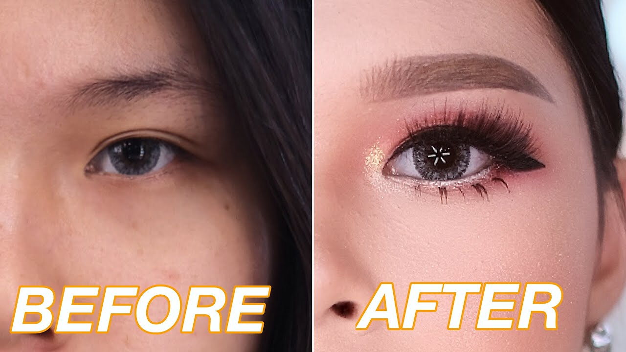 CARA MEMBUAT MATA SIPIT JADI LEBIH BESAR (STYLE KOREA) WAJIB COBA..