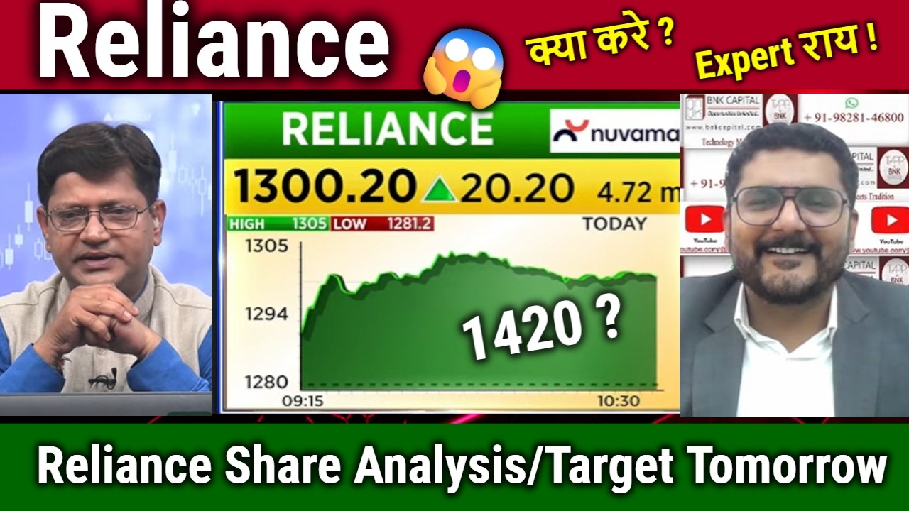 Reliance share News/BUY ?,Reliance industries Future analysis/RIL target Tomorrow/jio ipo DATE 2027?