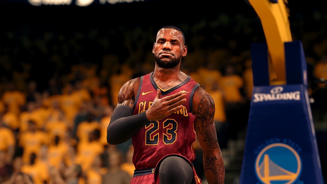 NBA LIVE 18 - CAVS vs WARRIORS Gameplay + Finals Presentation