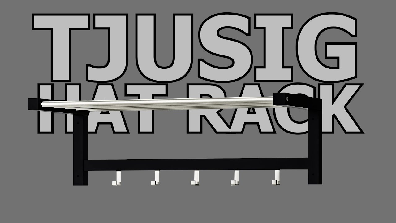 How to build | Ikea TJUSIG Hat Rack Assembly| Put It Together