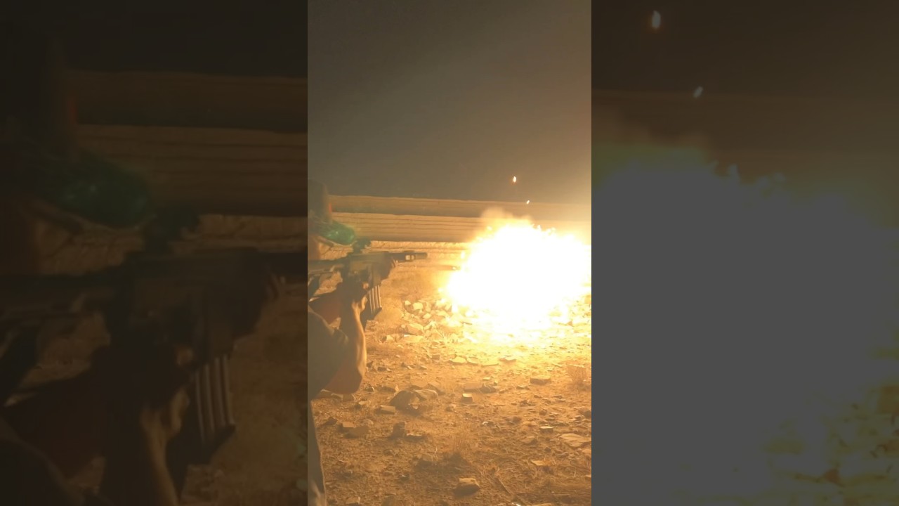 DRAGON&rsquo;S BREATHE AT NIGHT! 🐉🌬️🔥            #gun #vr80 #shotgun