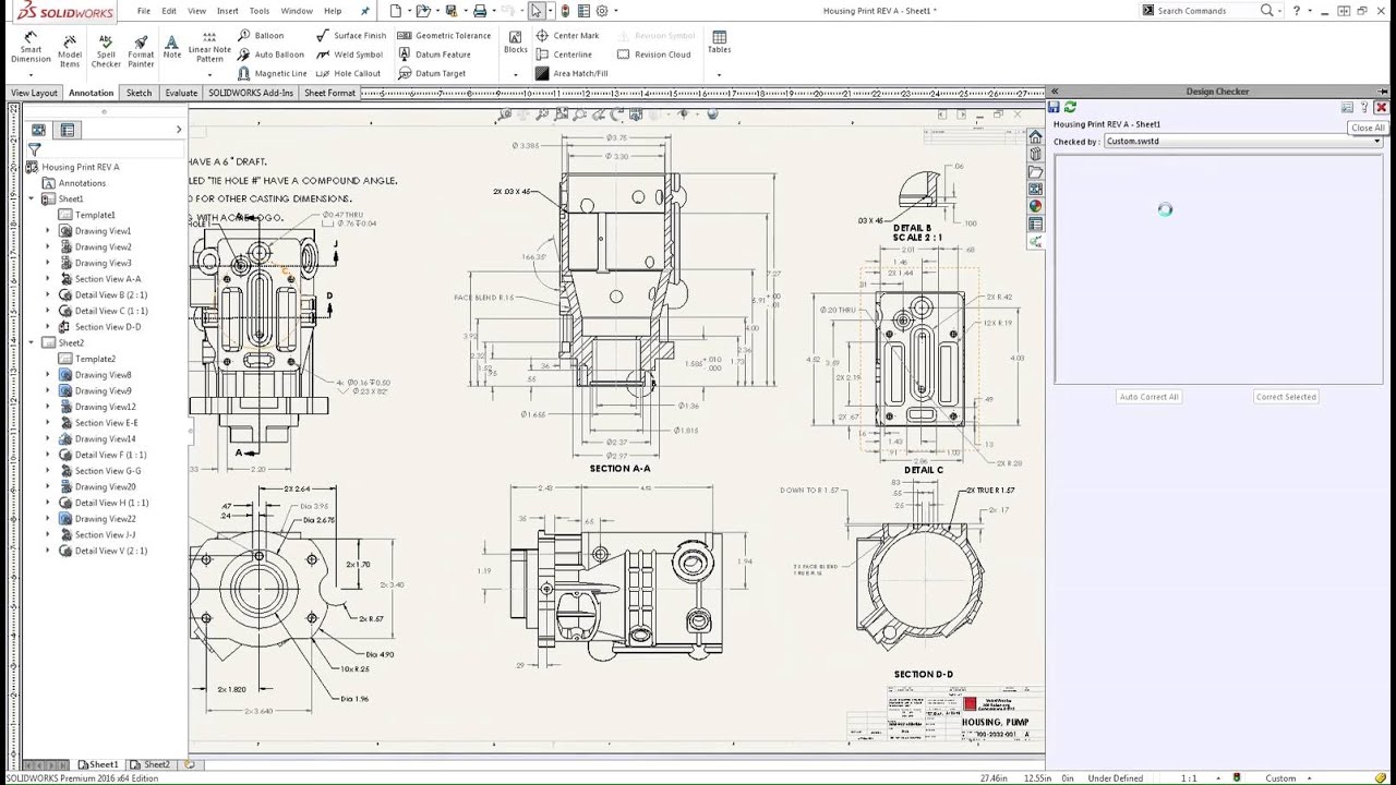 Verify your designs with SOLIDWORKS Design Checker