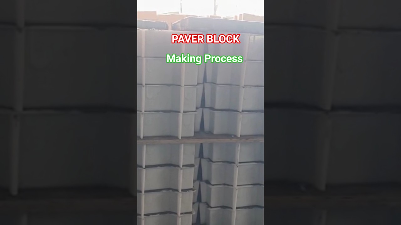 Paver Block Making Process