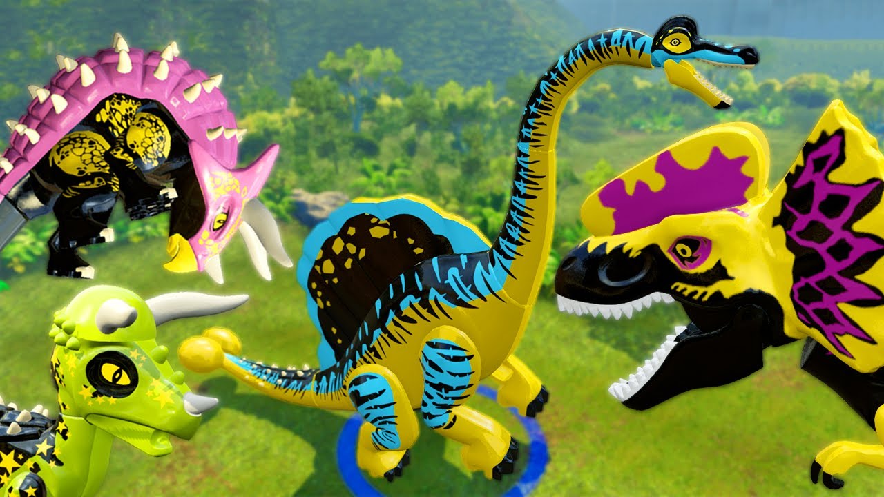 LEGO Jurassic World *CUSTOM Dinosaurs! all custom dinosaurs! T-Rex Custom - Indominus Rex Custom