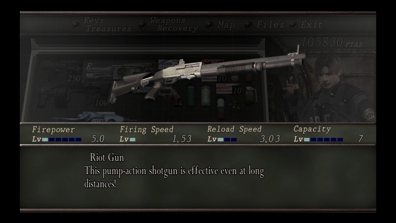 Mod arrange resident evil 4 - comparativa de potencia y capacidad de armas