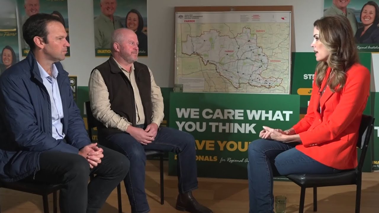 Peta Credlin sits down with Nationals candidate ahead of crucial Farrer by-election