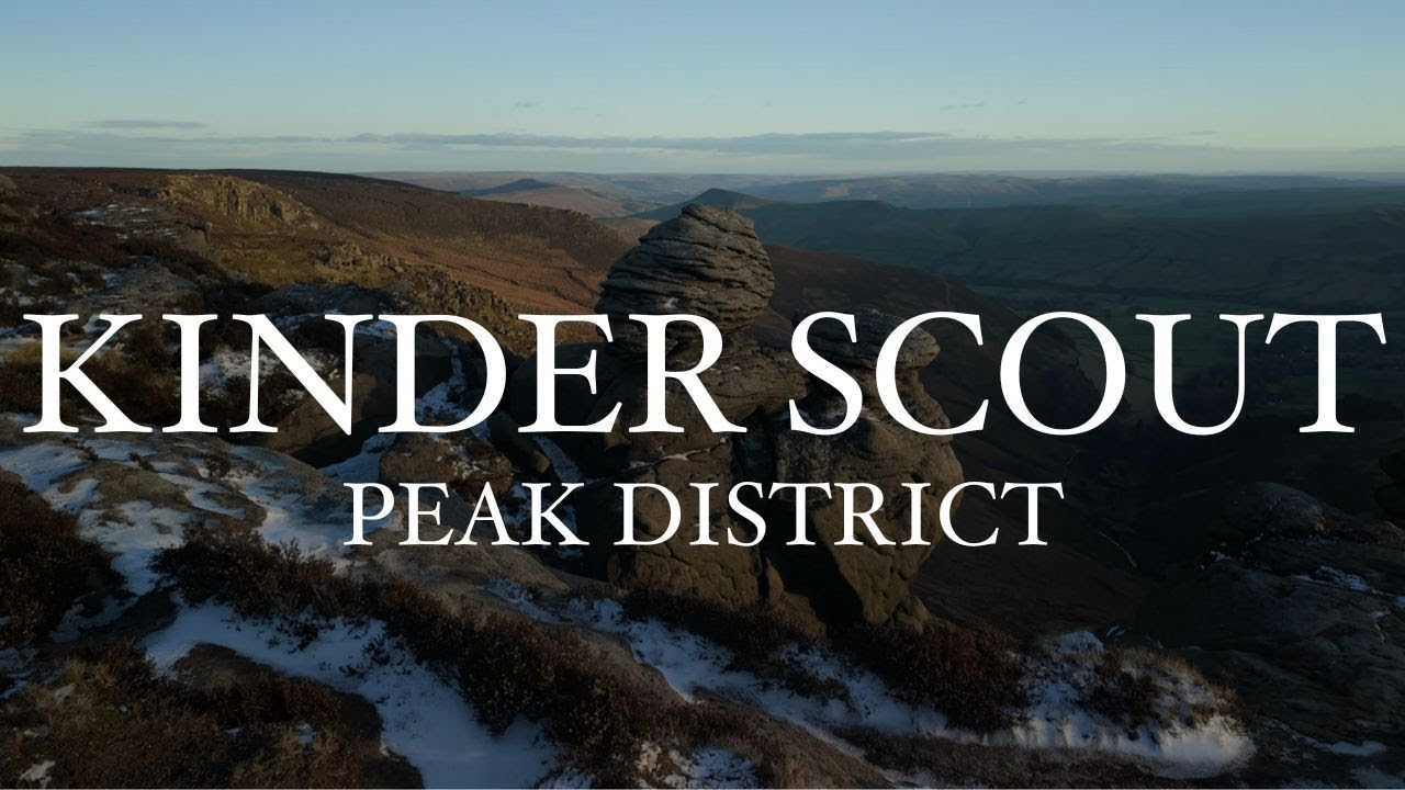 Silent Hiking Peak District: Winter Wild Camp on Kinder Scout