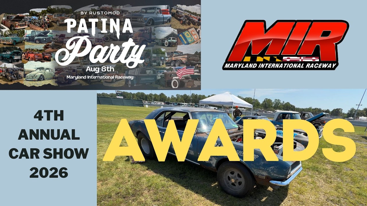 Вручение наград на 4-м ежегодном автошоу Patina Party от Rustomod 08.08.2026