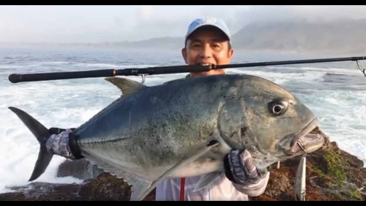 Giant Trevally on Shimano Saragosa | Shimano Saragosa 6000 |  Triple Cross rod | Sufix 832 ghost...