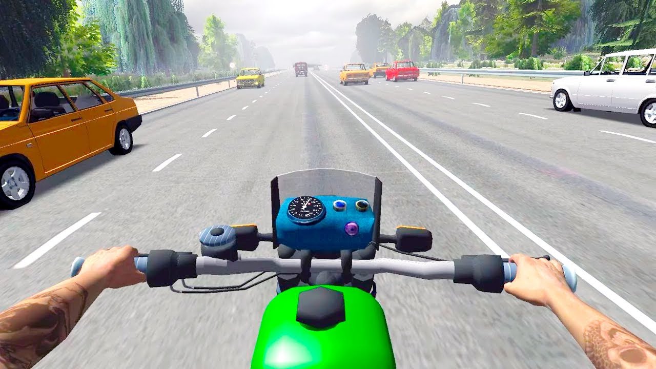 Bike Racing Games - Russian Moto Traffic Rider 3D - Gameplay Android free games
