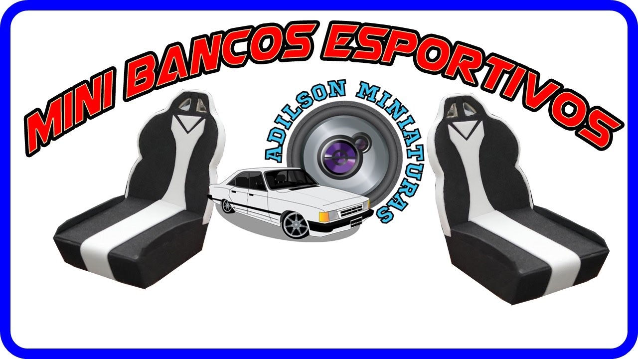 Como fazer os BANCOS para Miniaturas? Passo a Passo