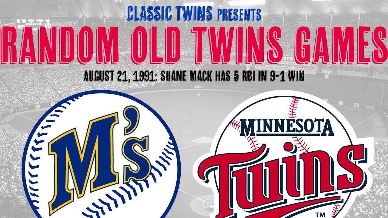 Random Games: Minnesota Twins vs Seattle Mariners (08/21/1991)