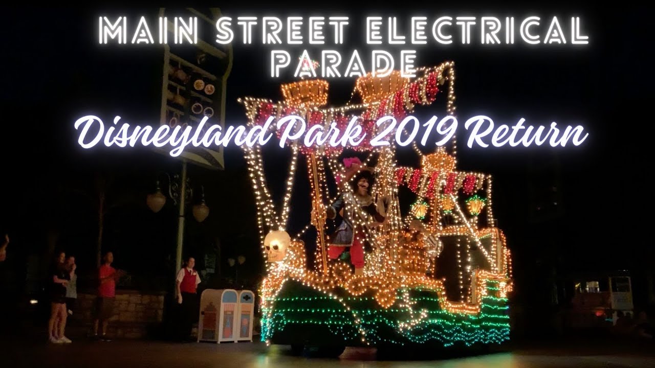 Main Street Electrical Parade - It's A Small World Viewing Area - 2nd Show - Disneyland 8/26/2019