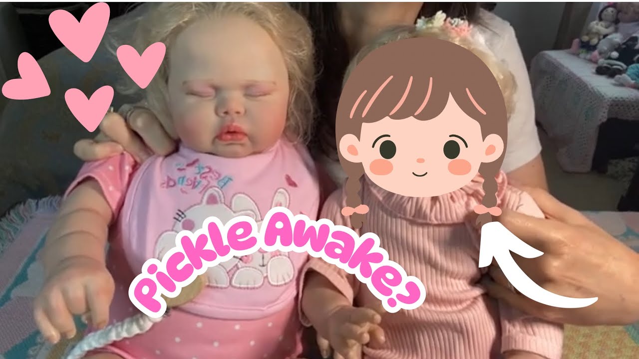 Box Opening 💕Pickle Awake? Reborn Doll Ellie💕 - AliExpress