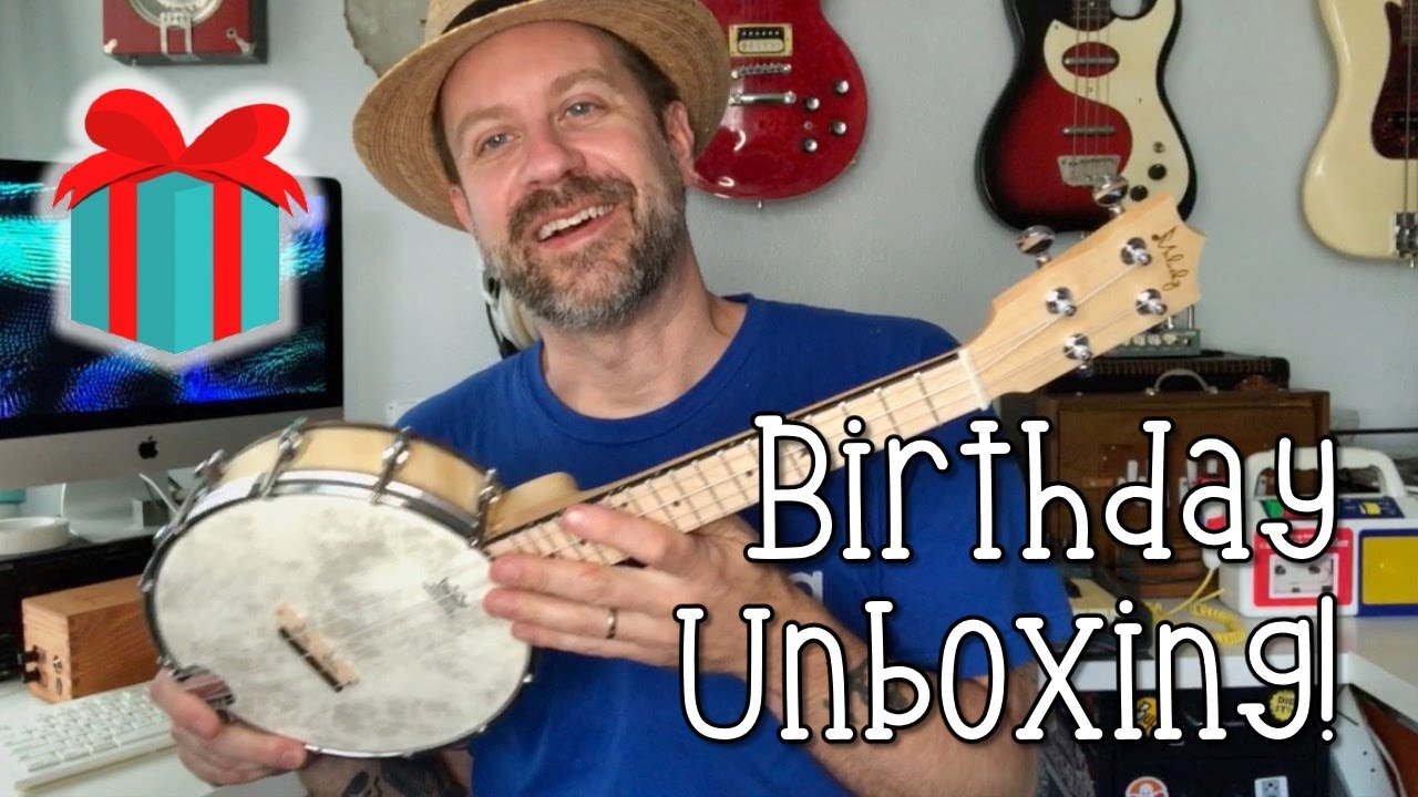 Mulucky Banjolele: Unboxing & Demo (banjo ukulele)
