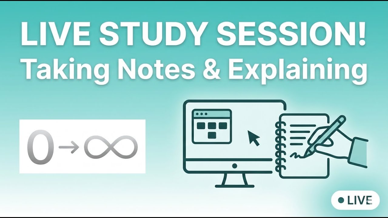 System Design | Live learning session | Notes taking | Concept breakdown & Structured thinking