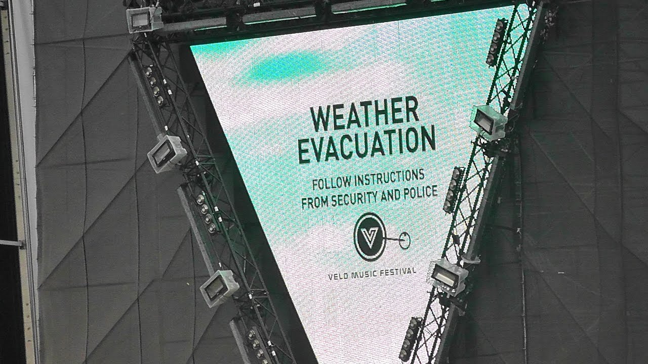 Day 2 cancelled @ VELD Music Festival 2015