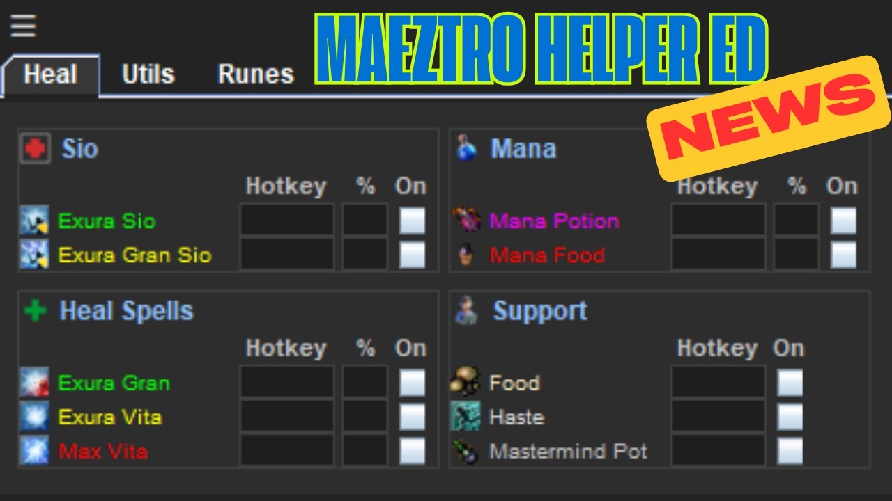 Bot com Refill 100% AFK - Maeztro bot 2.0 Turbo, vem aí!