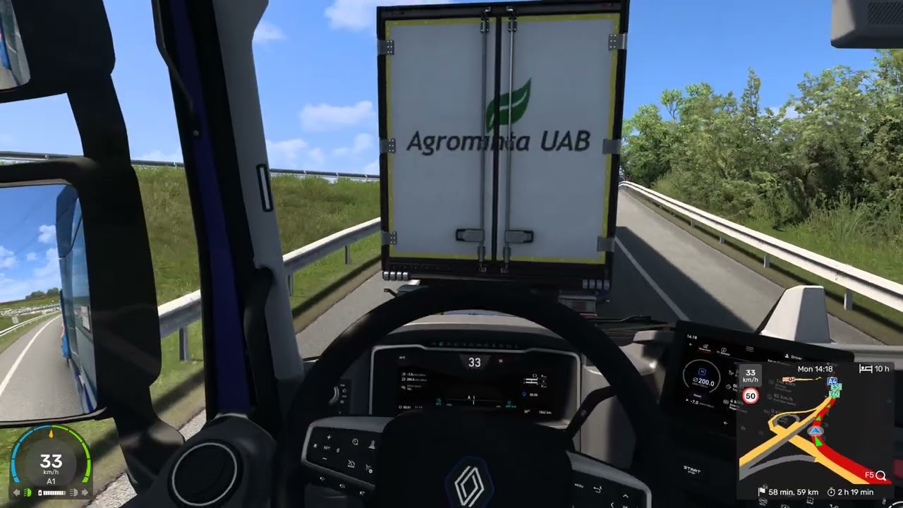 Euro Truck Simulator 2 Delivery aluminium ingots from Slovakia to the Austria (23 t) №5