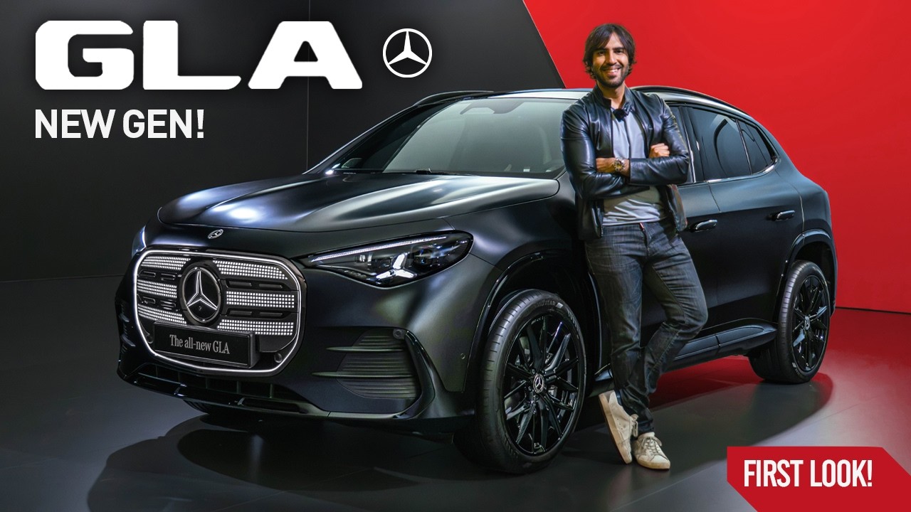 Первый взгляд на Mercedes-Benz GLA 2026: бензиновый гибрид и электромобиль!