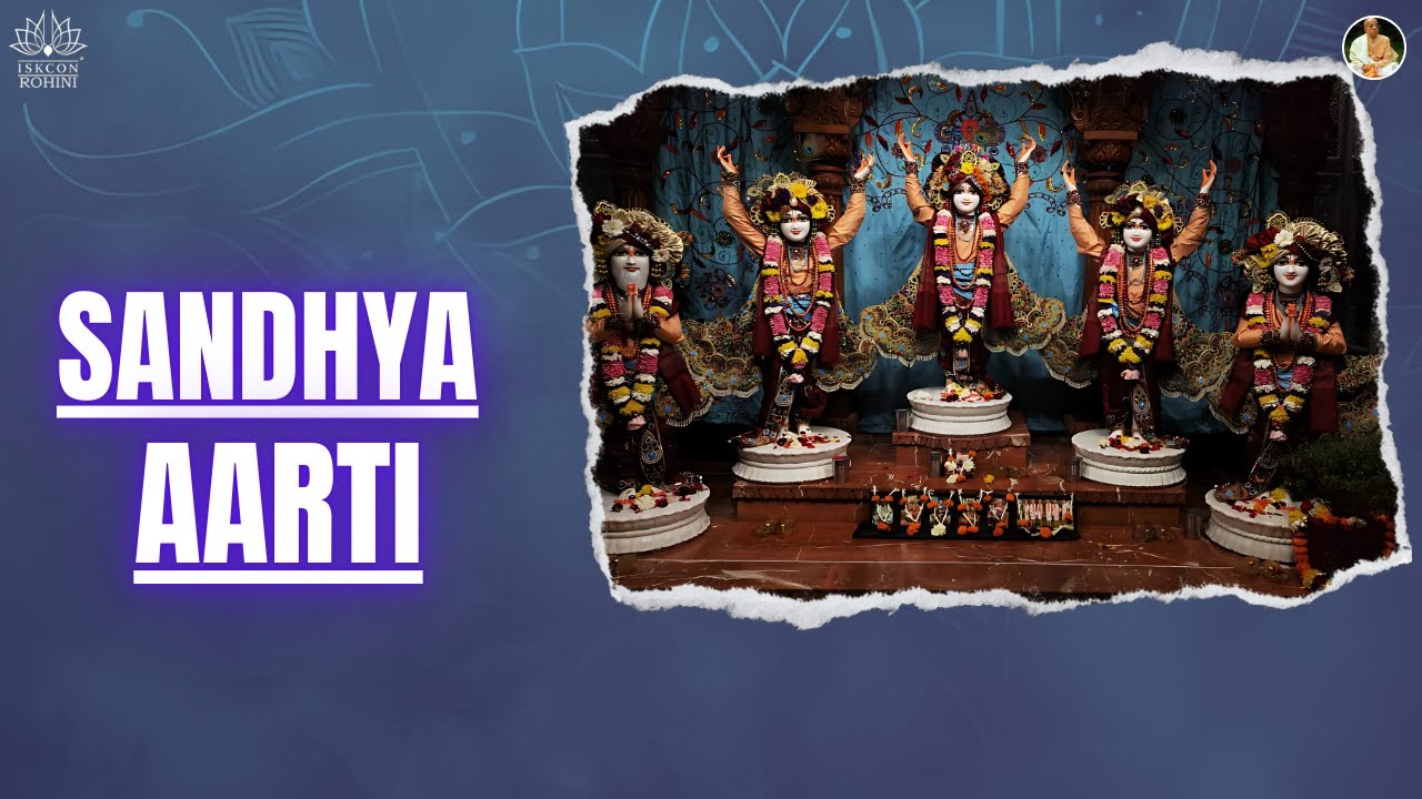 Sandhya Arti   --  25th January 2026#iskconrohiniofficial