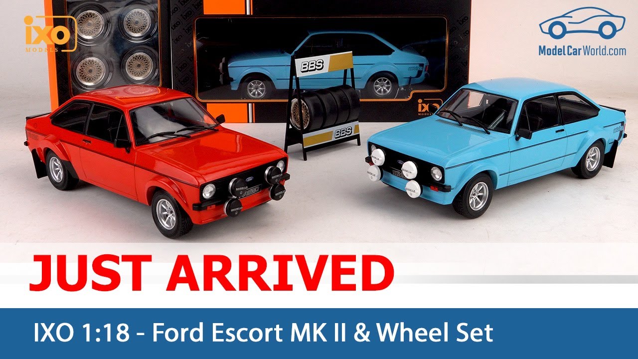 IXO - 1:18 Just arrived Ford Escort MK II & Wheel Set 1