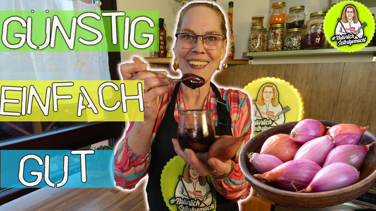 Rotwein Zwiebeln oder Schalotten einkochen