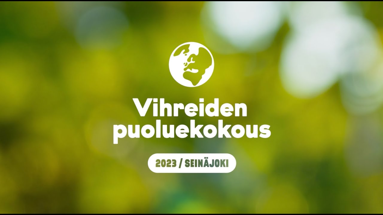 Vihreiden puoluekokous 10.-11.6.2023