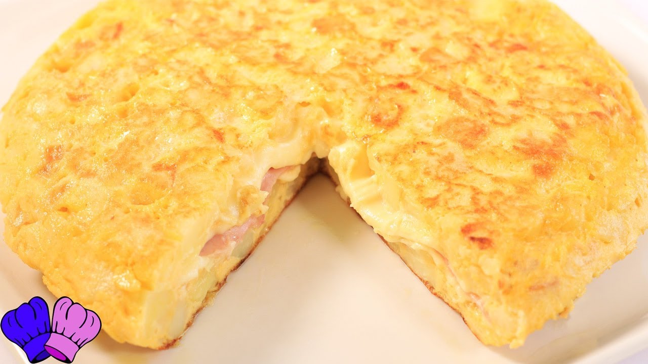 LA TORTILLA SANDWICH🥪UNA TORTILLA DE PATATAS RELLENA DE JAMÓN Y QUESO🧀