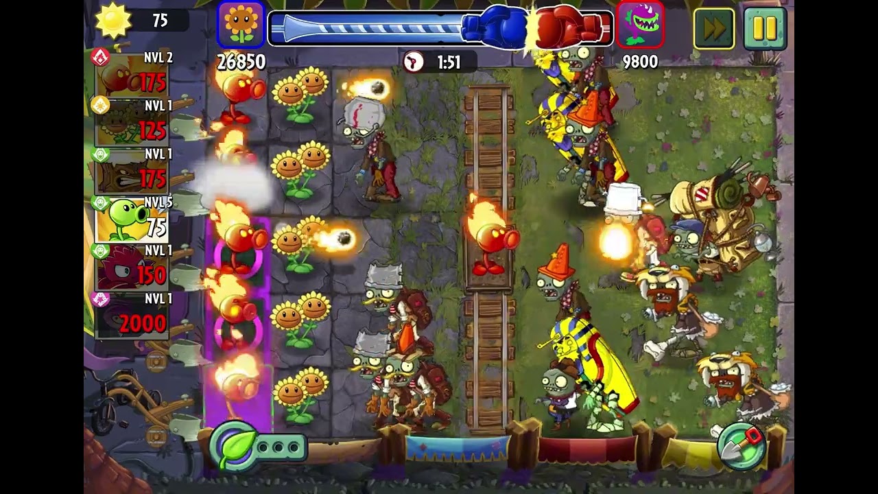 El power up de lanzaguisante de fuego y rábano casillero 🤑