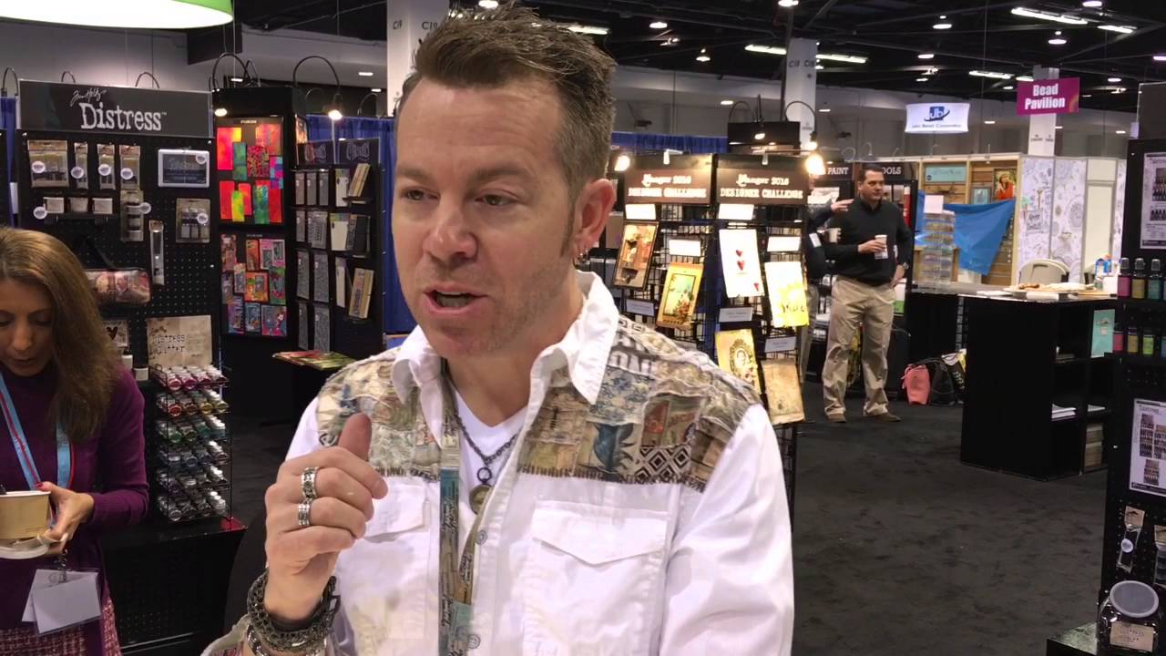 Distress Collage Mediums: Tim Holtz & Ranger Ink - CHA 2016
