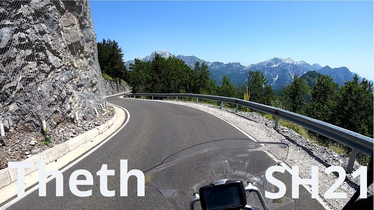 Albanija, Sh21 to Theth (real time)