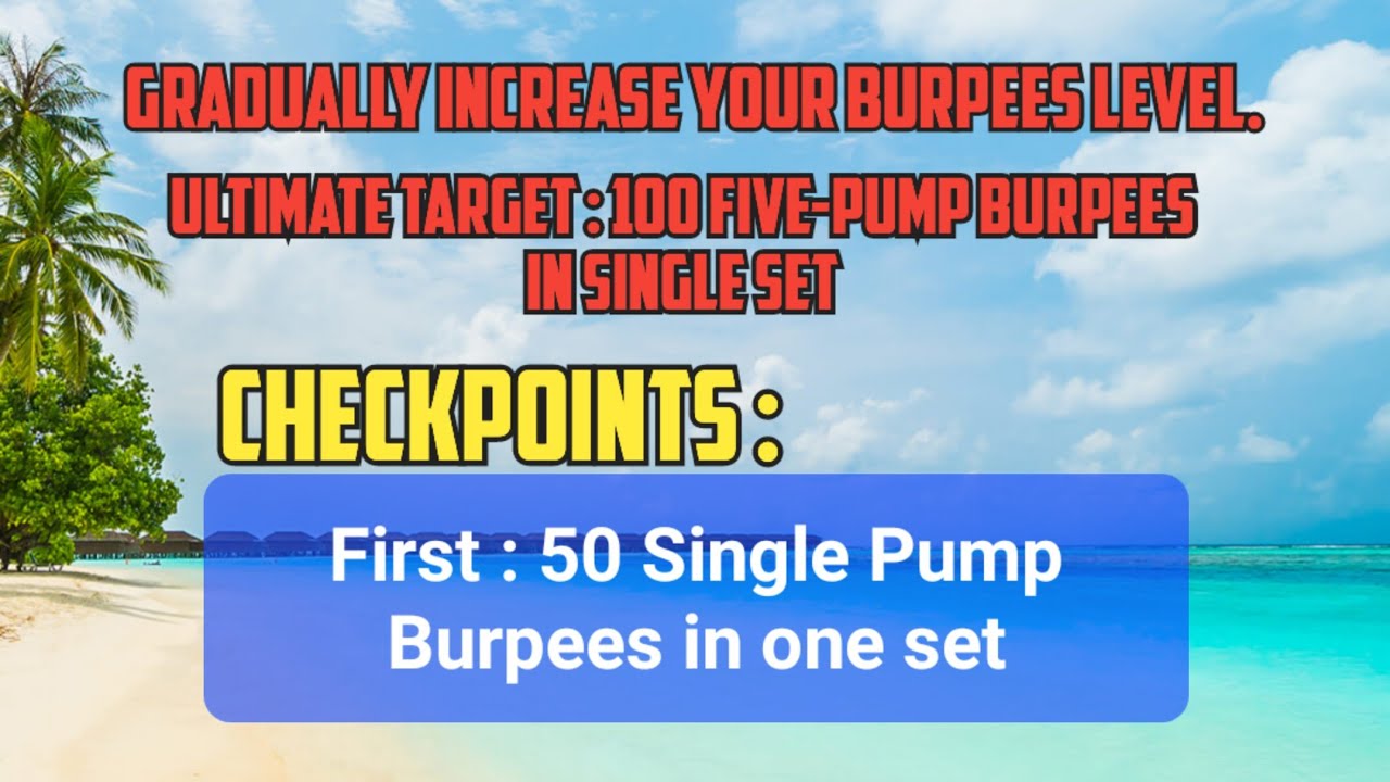 Step 12 | 100 Burpees | Live Morning Workout 