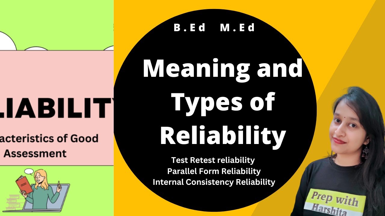 Meaning and Types of Reliability | Research in Education