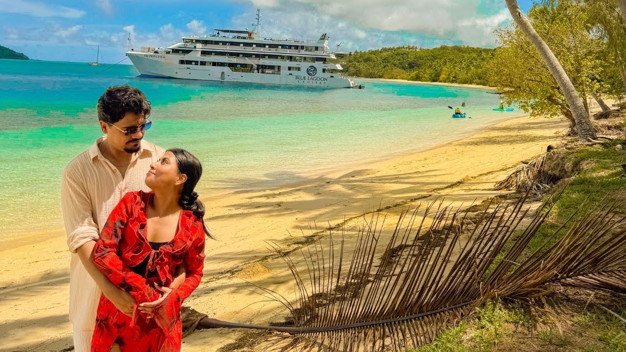 I Boarded the Dreamiest Cruise in Fiji!  🌴 Blue Lagoon Travel Adventures | Episode 1