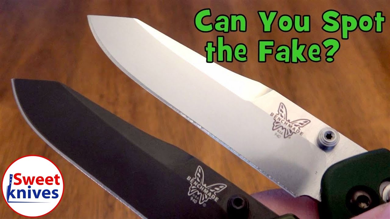[100] Как распознать поддельный нож Benchmade 940 — 2020