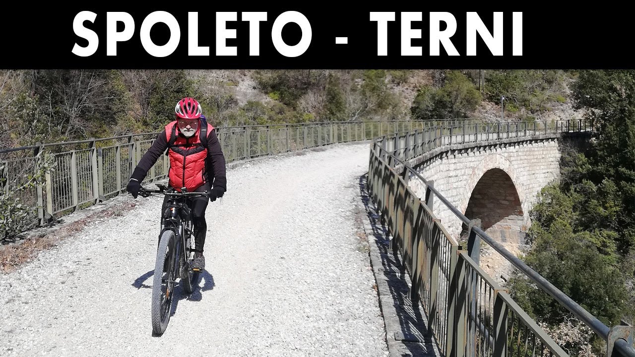 SPOLETO - TERNI in MTB | ex ferrovia Spoleto Norcia | GreenWay del Nera - Valnerina | Marmore