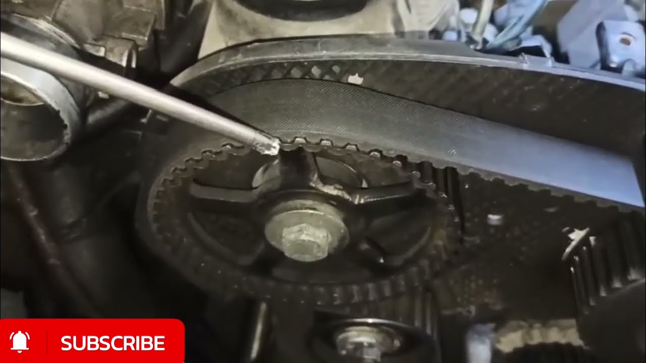 (فوكس فاجن بورا) ديزل محرك 1.9:تبديل قشاط الصدر مع مضخة الماء#مكنيك سيارات #محركات