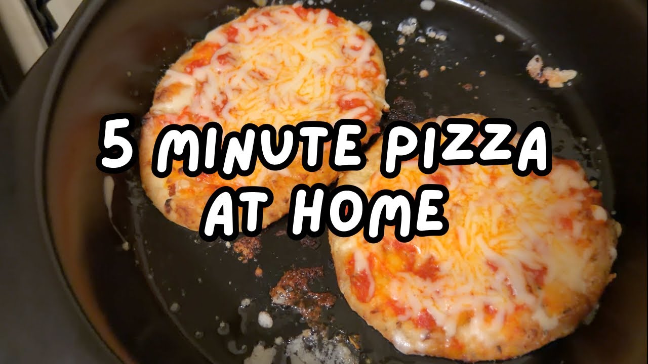 5 minutes At Home Budget Friendly Naan Pizza 