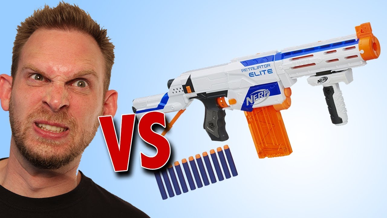 Распаковка бластера Nerf N-Strike Elite Retaliator