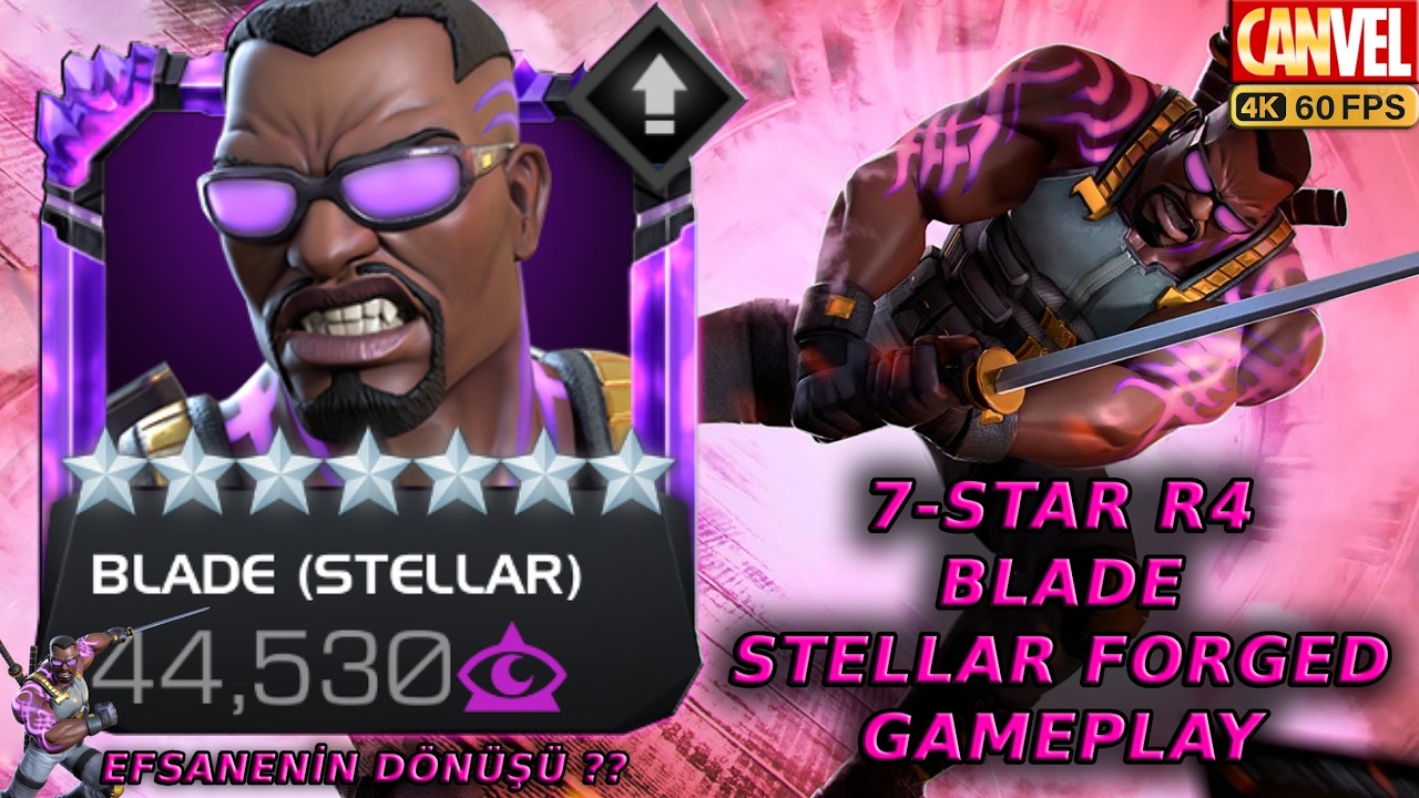 7-STAR R4 BLADE (STELLAR FORGED) GAMEPLAY | A SLIGHTLY ABOVE AVERAGE MYSTIC BLADE - MCOC