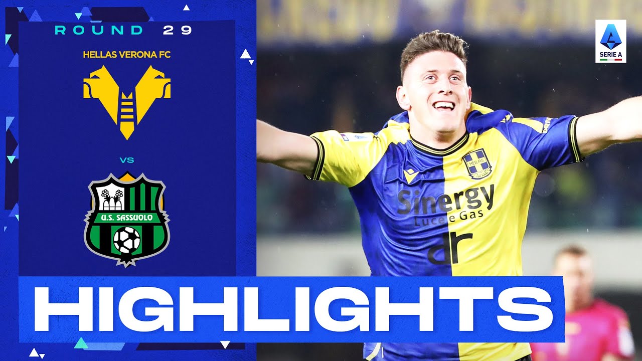 Verona-Sassuolo 2-1 | Verona claim an unbelievable comeback: Goals & Highlights | Serie A 2022/23