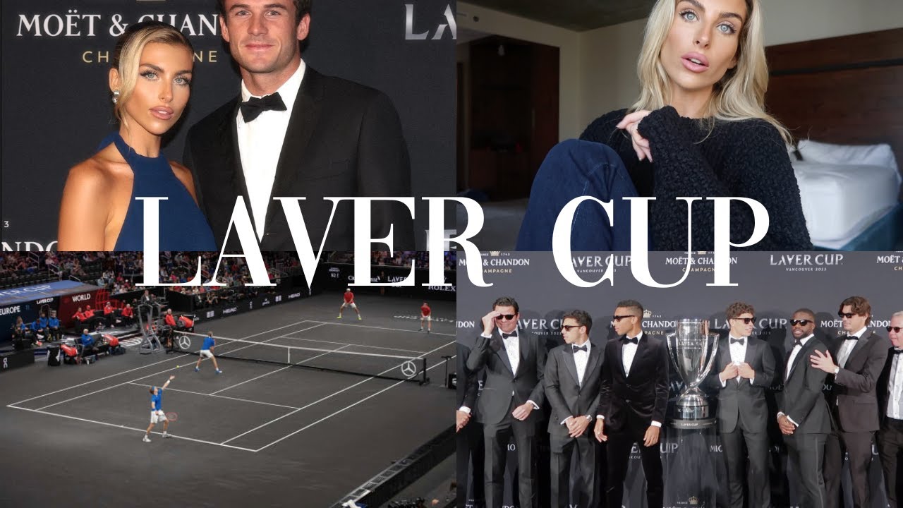 laver cup vlog: explaining the tournament, tennis, hanging 🖤🎾