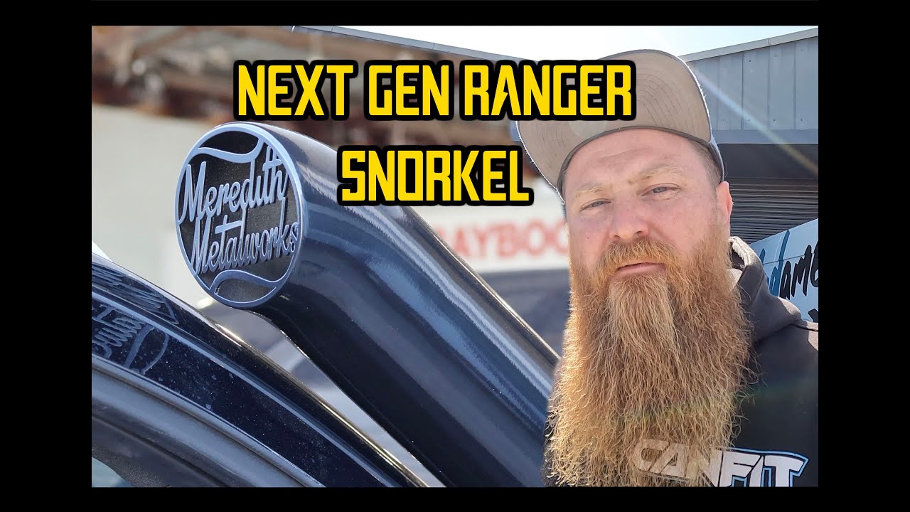 Next Gen Ranger Meredith Metalworks snorkel installation